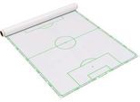 Taktikfolie Taktifol Soccer, für Fußball, selbsthaftend, beschrift-/abwischbar, Rolle mit 25 Folien, B 80 x H 60 mm, weiß