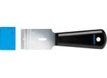 Schaber Martor Scrapex Argentax, ergonomisch, Schabbereich 36 mm, mit Kappe, L 165 x B 16,7 x H 45 mm, Stahl/Kunststoff, schwarz