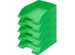 LEITZ® Ablagekorb Standard 5227, Kunststoff, 5 Stück, grün