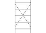 Fachbodenregal SSI Schäfer R3000, Grundregal, 5 verzinkte Böden, B 1055 x H 1960 mm, 100 kg