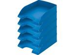 LEITZ® Ablagekorb Standard 5227, Kunststoff, 5 Stück, blau