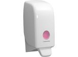 Kimberly-Clark® Aquarius Seifenspender 6948, 1 l, für Flüssig- & Schaumseife, B 116 x T 114 x H 236 mm, Kunststoff, weiß