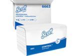 Scott®-Control Handtücher Interfold 6663, V-Faltung, 15 Packungen á 212 Papierhandtücher, insges. 3180 Tücher, weiß
