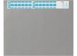 Schreibunterlage mit Kalender, grau
