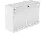 Schiebetürenschrank NEVADA, B 1200 x H 825 mm, weiß