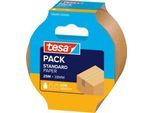 Paketklebeband tesapack Paper Standard ecoLogo, für Pakete bis zu 10 kg, B 38 mm x L 25 m, FSC zertifiziertes Papier, braun