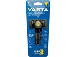 VARTA Indestructible H20 Pro LED-Kopfleuchte, 2 Leuchtmodi, verstellbar, 350 lm, inkl. Batterien