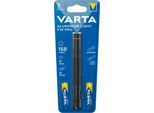 LED-Taschenlampe Varta Aluminium Light F10 Pro, 150 Lumen, 45 m Reichweite, bis zu 25 h, inkl. 2 AAA-Batterien, ⌀ 20 x H 133 mm, schwarz