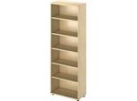 Schäfer Shop Genius Regal TETRIS WOOD, 6 OH, Höhe inkl. Gleiter, B 800 mm, Ahorn-Dekor