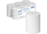 Scott® Slimroll Rollenpapiertücher Essential 6695, 1-lagig, 6 Rollen á 190 m, weiß