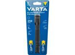 LED-Taschenlampe Varta Aluminium Light F20 Pro, 250 lm, 70 m Reichweite, bis 35 h, inkl. 2 Batterien, ⌀ 42 x H 167 mm, eloxiertes Aluminium, schwarz