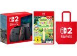 NINTENDO SWITCH 2 Konsolen-Set "Switch 2 + Pokémon Pokopia", schwarz, B:27,2cm H:16,6cm T:1,39cm, Spielekonsolen, gratis Nintendo-Tasche, Topseller