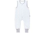 Babyschlafsack TUPTAM "Schlafsack mit Füßen Baby Ganzjahresschlafsack mit Beinen 2,5 Tog" Gr. 68, raute grau weiß, Schlafsäcke, Baby, L: 74cm, Obermaterial: 100% Baumwolle CO., L:74cm