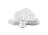 Rosenthal Kombiservice Jade, Weiß, Keramik, 30-teilig, 200 ml,200 ml, 35x35x33 cm, DIN EN ISO 14001, DIN EN ISO 9001, hitzebeständig, Essen & Trinken, Geschirr, Geschirr-Sets, Kombiservice