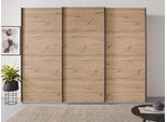 Kleiderschrank OTTO HOME "Mehrzweckschrank Aktenschrank Möbel Mietswohnung TOPSELLER OTELI", braun (eiche artisan), B:271cm H:210cm T:62cm, Holzwerkstoff, Schränke, Kleiderschrank, Breiten 203/271/315/360 cm Höhen 210/229 cm MADE IN GERMANY