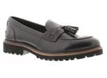Hush Puppies Ginny Suède Dames Zwarte Instappers