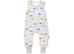 Babyschlafsack TUPTAM "Schlafsack mit Füßen Baby Ganzjahresschlafsack mit Beinen 2,5 Tog" Gr. 68, gelber fuchs im winter, Schlafsäcke, Baby, L: 74cm, Obermaterial: 100% Baumwolle CO., L:74cm