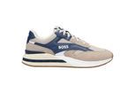 Boss Kurt Runn leren sportschoenen voor heren (Beige)
