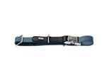Dog Sport HUNTER Hundehalsung wolmar biothane x leder alu strong blau L