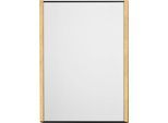 moedel Wandschild LMH, DIN A4, wechselbare Einlagen, Klebemontage, B 221,5 x H 299,5 mm, Ahorn/schwarz