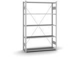 Grund-Steckregal Orion Plus, verzinkt, B 1300 x T 400 x H 2000 mm