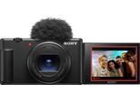SONY Systemkamera "Vlog-Kamera ZV-1 II 4K Ultra HD Video", schwarz, B:10,55cm H:6cm T:4,35cm, Fotokameras, Systemkamera