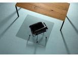 Bodenschutzmatte ECOGRIP HEAVY, für Teppichböden, Ankernoppen, temperaturbeständig, transparent, L 1200 x B 1300 mm