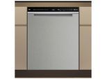 BAUKNECHT Unterbaugeschirrspüler "B7U HS51 X", Energieeffizienz: B, silber (edelstahl), B:60cm H:82cm T:59cm, Geschirrspüler, MaxiSpace – bietet Platz für große Pizzateller mit 32 cm Durchmesser, Unterbaugeschirrspüler