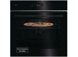 AEG Pyrolyse Backofen "TX7PB62WSB", Energieeffizienz: A++, schwarz, B:59,6cm H:59,4cm T:56,9cm, Backöfen, Pizza-Ofen: Pizza in 150 Sek. – bei 340 C wie im Restaurant zu Hause, Pyrolyse Backofen