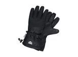 Skihandschuhe LONSDALE "BRECON", Herren, Gr. L, schwarz (schwarz, weiß), Kunstfaser, Handschuhe Skihandschuhe, 2-teiliges Set, mit Futter aus Polyester