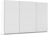 Schwebetürenschrank OTTO HOME "Kleiderschrank Schrank Garderobe AGORDO mit Dekor- oder Hochglanzfront", weiß (alpinweiß, griffleisten alufarbig), B:360cm H:229cm T:62cm, Holzwerkstoff, Schränke, Schwebetürenschrank, in 4 Breiten und 2 Höhen MADE IN GERMANY