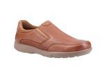 Hush Puppies Heren Aaron Slip On Leren Schoen (Kastanjebruin)