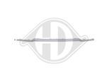 DIEDERICHS Blende, Stoßfänger 1682267 hinten für Mercedes
