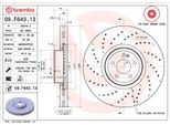 BREMBO Bremsscheibe 09f64313 390mm 36mm für Mercedes