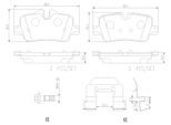BREMBO Bremsbelagsatz, Scheibenbremse p06113nx für BMW
