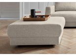 Hocker OTTO HOME "Hobro", beige, B:92cm H:44cm T:85cm, Luxus-Microfaser Lederoptik (100% Polyester);Struktur grob (100% Polyester);Samtoptik (100% Polyester), Hocker, Polsterhocker, in 3 Bezugsstoffen und vielen Farben