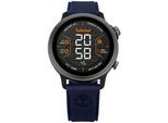 Smartwatch TIMBERLAND "TRAIL FORCE", blau (blau, blau), Smartwatches, Herren, Smartwatch, Armbanduhr, Herrenuhr, Silikonarmband, Bluetooth, Trinkerinnerung