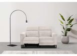 2-Sitzer OTTO HOME "LUND Cord, 160 cm, manuelle o. elektrische Relaxfunktion", beige (creme), B:160cm H:97cm T:100cm, 100% Polyester, Sofas, manuell od. elektrisch (m.USB-C), Federkern