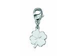 Charm-Einhänger ADELIA´S "Charm Anhänger Kleeblatt 925 Silber", silber, Charms, Damen, Silber 925 (Sterlingsilber), Silberanhänger Kleeblatt