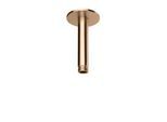 Herzbach Design iX PVD Deckenarm 21.964810.1.39 Copper Steel, für Regenbrause, 100mm, mit Rosette d= 70mm