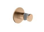 Herzbach Design iX PVD Wandhalter 21.994100.1.39 Copper Steel, Rosette d= 70mm