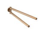 Herzbach Design iX PVD Handtuchhalter 21.818500.1.39 Copper Steel, 2 bewegliche Arme