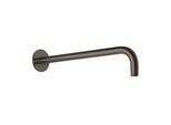 Herzbach Design iX PVD Wandarm 21.960450.1.40 Black Steel, für Regenbrause, 450mm, mit Rosette d= 70mm