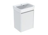 Geberit Renova Plan Handwaschbecken-Set 50 cm 504035001 Waschbecken mit Unterschrank, Weiß seidenmatt