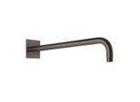 Herzbach Design iX PVD Wandarm 21.960450.2.40 Black Steel, für Regenbrause, 450mm, mit Rosette 70x70mm