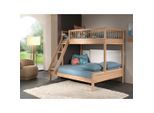 Vipack , Eichefarben , Holz , Eiche , massiv , seitenverkehrt montierbar , 90x140 cm ,