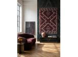 Shaggy-Teppich Boho Rot 200 x 300 cm - TAFRAUT Kadima Design