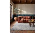 Teppich uni Hellblau 160 x 230 cm - MEDWAY Kadima Design