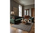 Teppich geometrisch Natur-Schwarz 200 x 290 cm - CROFT Kadima Design