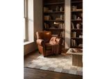 Teppich kariert Beige-Natur 160 x 230 cm - VYNE Kadima Design